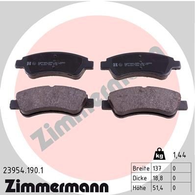 Bremseklosser ZIMMERMANN 23954.190.1 Bremseklosser ZIMMERMANN 23954.190.1