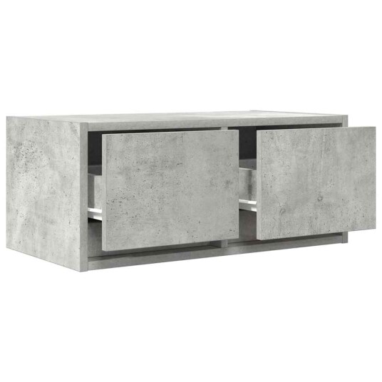 TV benk betonggrå 60x31x25,5 cm konstruert tre TV benk betonggrå 60x31x25,5 cm konstruert tre