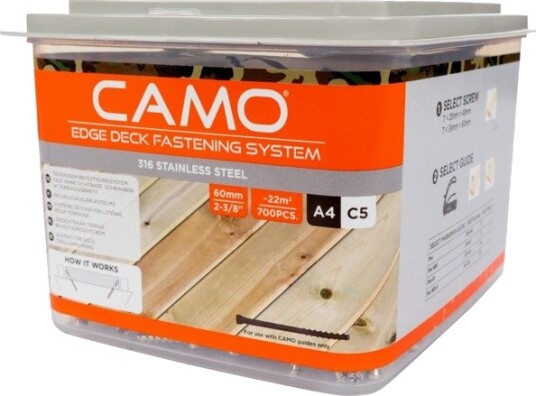 Camo Freseskrue a4 3x60 a700 syrefast a4 60mm 2 bits