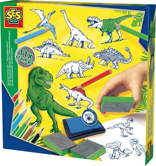SES Creative Frimerkesett Dinosaurer