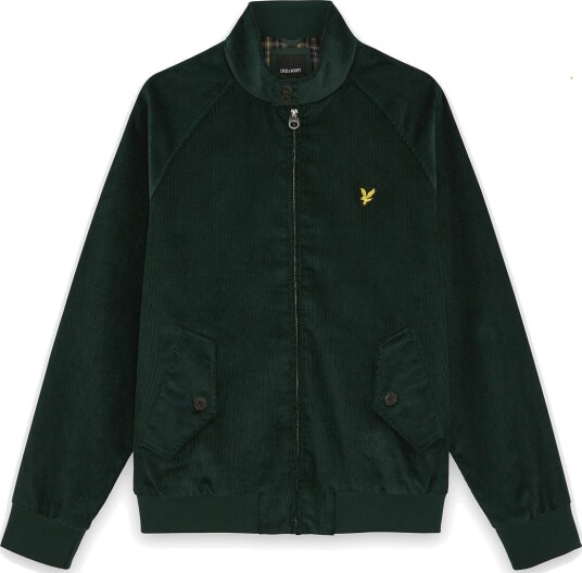 Lyle & Scott Corduroy Harrington Jacket Green M