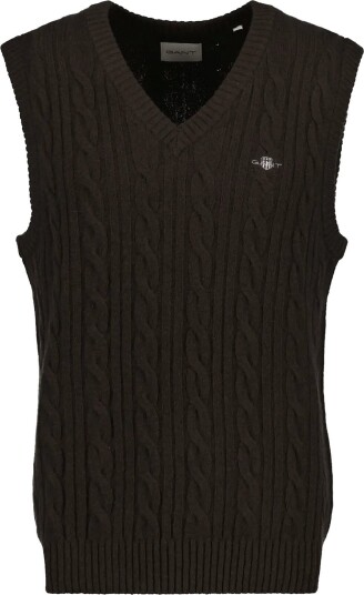 Gant | Lambswool Cable Vest | XXL