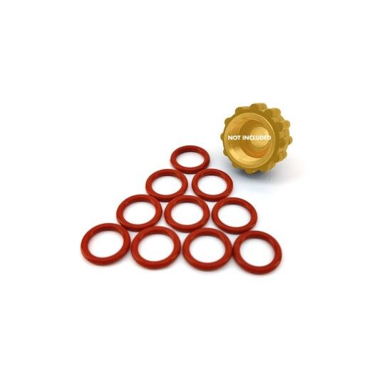 Kegland O ringer i silikon High Temp 10pk Til Quick Swivel 1/2"