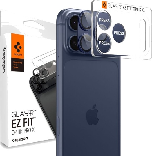 Spigen Optik Pro XL linsebeskytter for iPhone 17 Pro - Blå