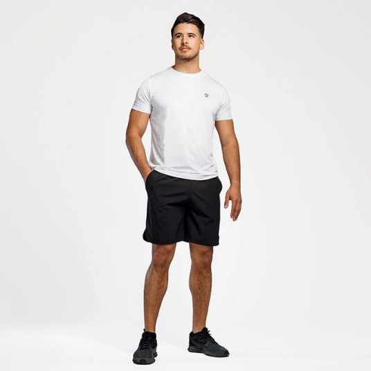 Star Mesh T-shirt White Vit XXX-large