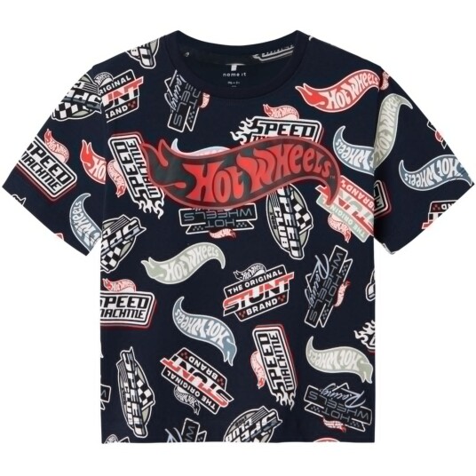 Name It Navy Blazer Ary Hot Wheels Regular T-Shirt 92