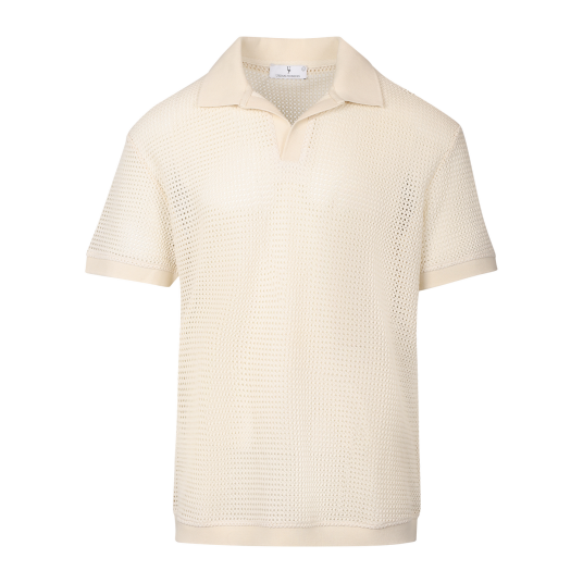 Elie Pique Cream M Structure pique