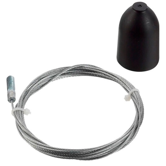 Lightline Global Sp W1-2 Wiresæt M/3M Sort Lightline Global Sp W1-2 Wiresæt M/3M Sort
