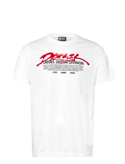 Diesel T Just 250217 Off Maglietta White L
