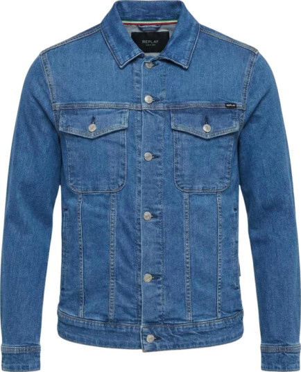 Replay Jacket Regular Replay Basics - Blue - S