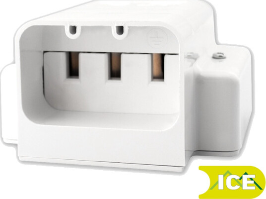 Etman Komfyrkontakt Påvegg 2x25A+J