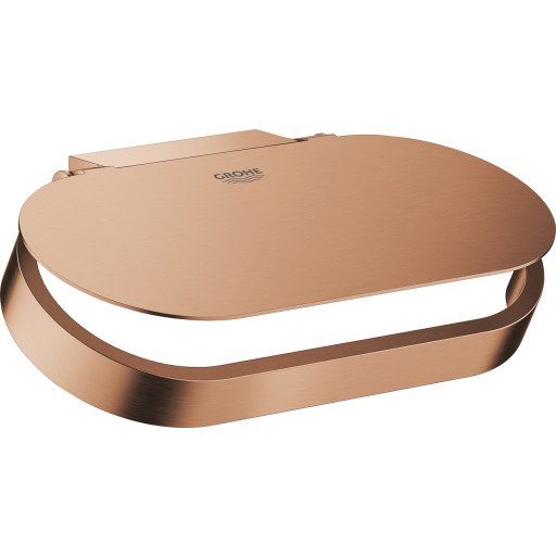GROHE SELECTION TOALETTRULLHOLDER MED LOKK BØRSTET WARM SUNSET