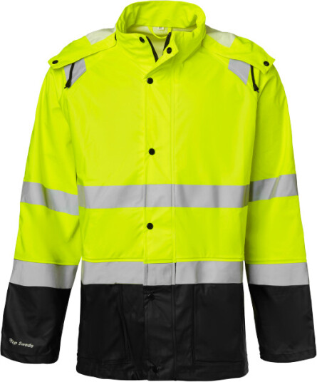 Top Swede Regnjacka 180 Gul/svart Xs