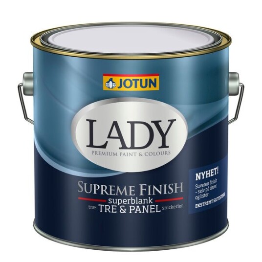 Jotun Lady Supreme Finish 80 Superblank Hvit 2.7l Jotun Lady Supreme Finish 80 Superblank Hvit 2.7l