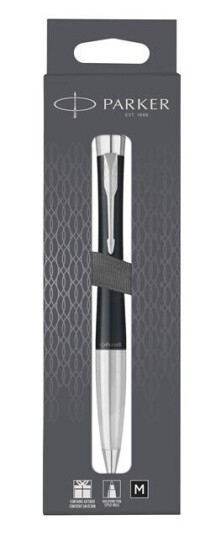 Parker Urban Twist Ballpoint Pen | Muted Black with Chrome Trim | Medium Point Blue Ink Refill Parker Urban Twist Ballpoint Pen | Muted Black with Chrome Trim | Medium Point Blue Ink Refill