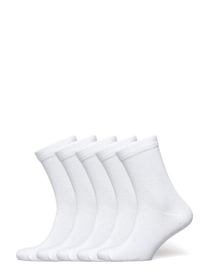 Boozt Merchandise 5-Pack Sock - White - 36-38