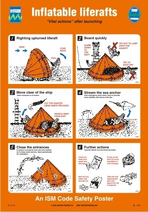 Jo Safety Inflatable Liferaft 480 x 330 mm IMO 125202 Jo Safety Inflatable Liferaft 480 x 330 mm IMO 125202