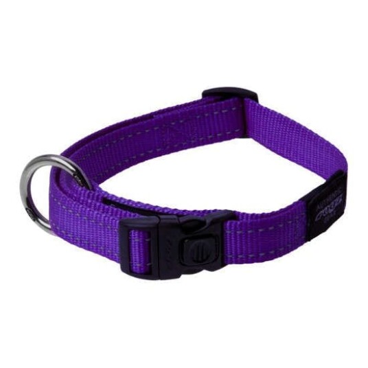 Rogz Classic Halsbånd (flere farger) lilla L-20MM 34-56CM