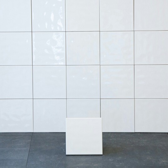 Arredo Flis Color Hvit Bølget Blank 15x15 cm Arredo Flis Color Hvit Bølget Blank 15x15 cm