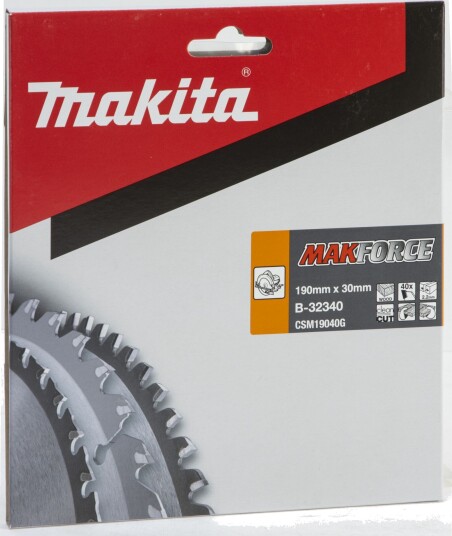 Makita Makforce Sirkelsagblad - Ø190x30x2,2mm - 40T