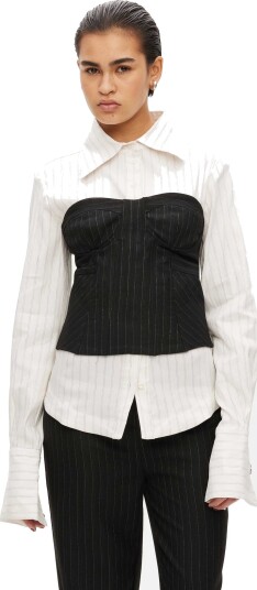 Les Coyotes De Paris Constructed Bustier Black XL Les Coyotes De Paris Constructed Bustier Black XL