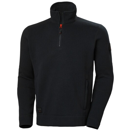 HH Workwear Workwear Helly Hansen Kensington Strikket Fleecejakke Med Halv Glidelås L