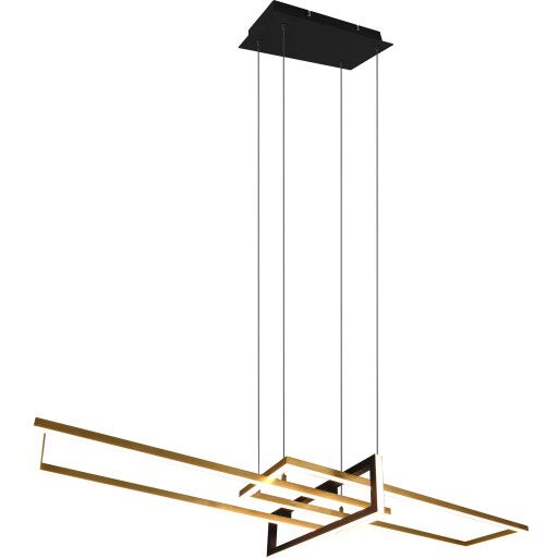 Trio Lighting Pendel Salinas Matt messing/matt svart Trio Lighting Pendel Salinas Matt messing/matt svart