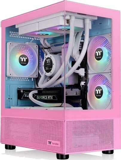 Thermaltake Ca-1Z4-00Mawn-01, Micro Tower, Pc, Rosa, Micro Atx, Mini-Itx, Spcc, Herdet Glass, Spilling
