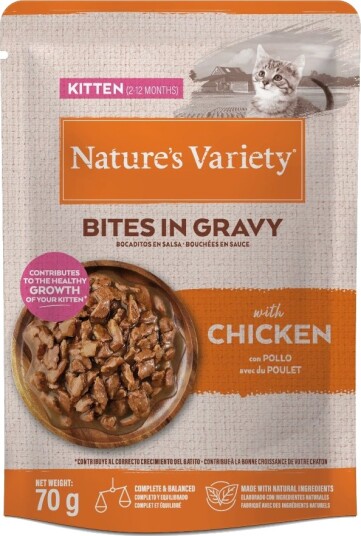 Nature’S Variety Våtfôr Nature'S Variety Kitten Bites I Saus Kylling 28 X 70 G