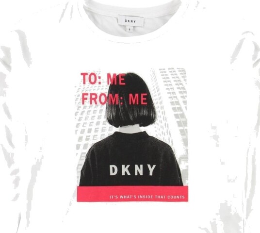 DKNY Genser Viskose Hvit m. Trykk DKNY 8 år 128 Genser DKNY Genser Viskose Hvit m. Trykk DKNY 8 år 128 Genser