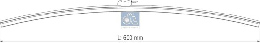 DT Spare Parts 5.63175 Vindusvisker