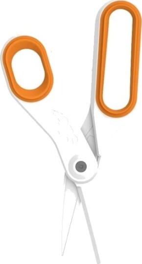 Slice Slice 10545 Universal Saks Venstrehendt Høyrehendt 198 Mm Oransje Hvit