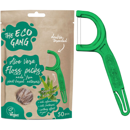 Floss uten PFAS The Eco Gang ALOE VERA Floss velger The Double Council Floss uten PFAS The Eco Gang ALOE VERA Floss velger The Double Council