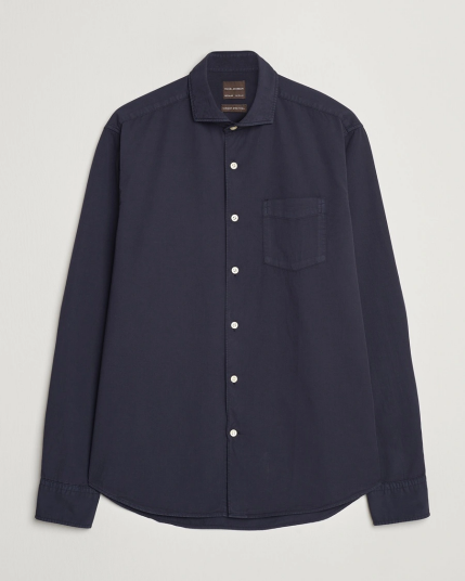 Oscar Jacobson Reg Fit Wide Spread C GD Twill Night Blue
