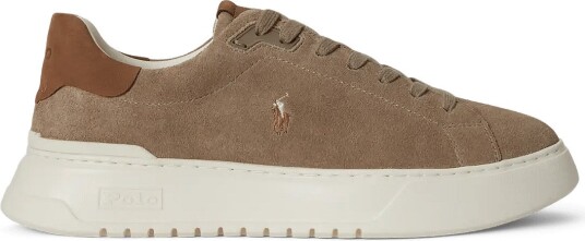 Polo Ralph Lauren Rlite Court Suede Sneaker DIRTY BUCK/TAN 44