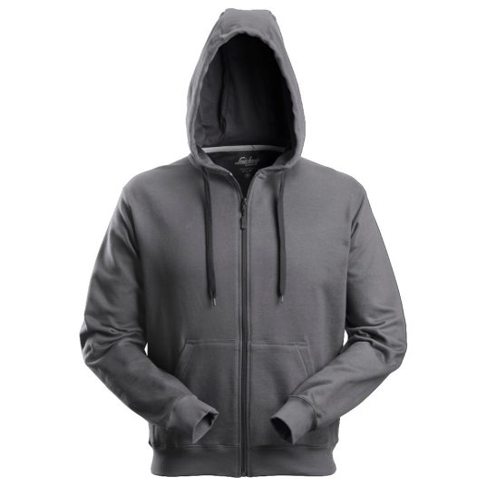 Snickers Workwear 2801 Hettegenser stålgrå med glidelås Stålgrå Klær