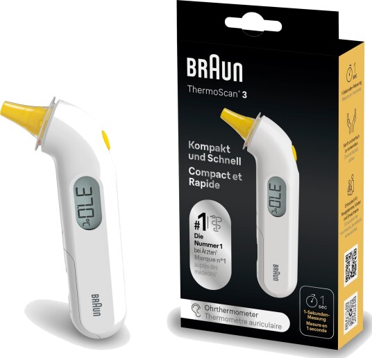 Braun Thermoscan 3 Øretermometer Braun Thermoscan 3 Øretermometer