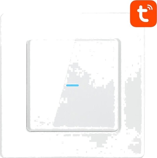 SmartWise UNI WiFi RF Smart Lysbryter (1-knapp) Sort