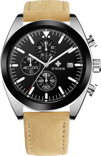 WWOOR TimeTracer Silver Black WWOOR TimeTracer Silver Black