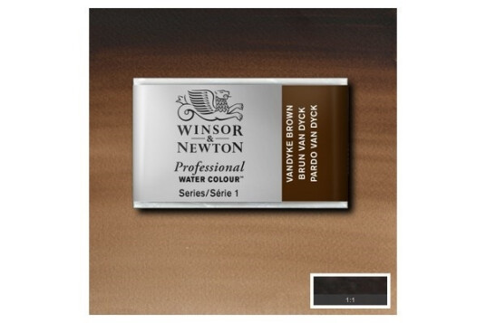 Prof Water Colour Pan/W Vandyke Brown 676