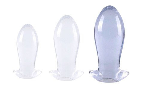 Eggplay Clear Transparent Plug XL 18,5 cm