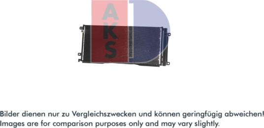 Kondensator, klimaanlegg AKS DASIS 102051N