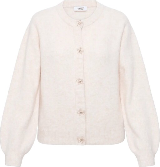 b.young Byomea Deco Cardigan 2 BIRCH MELANGE XS b.young Byomea Deco Cardigan 2 BIRCH MELANGE XS