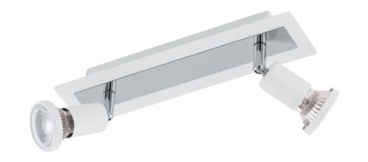 Eglo Sarria Ikke-Utskiftbare Pærer 10 W 3000 K 400 Lm 220-240 V Kromfarget Hvit