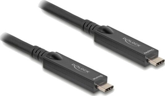 Delock 84256 8 M Usb C Usb C Usb 2.0 10 Gbit/Sek. Sort