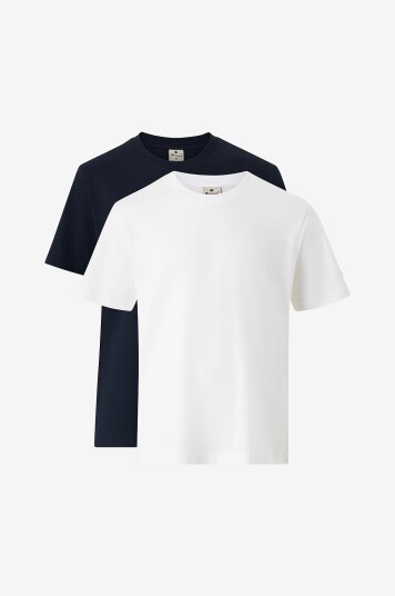 Champion - T-skjorte Crew-neck 2-pakning - Hvit