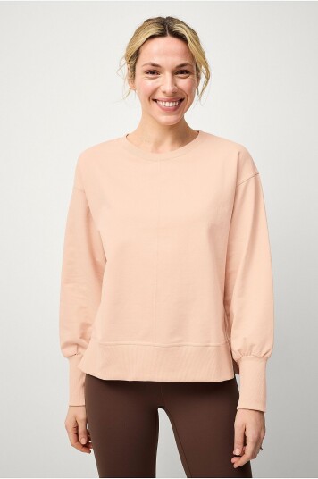 Ellos STUDIO Collegegenser Sweat Crewneck Soft Rosa