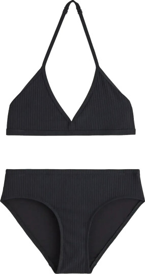 Lindex Bikini Triangle Rib Black 128 Lindex Bikini Triangle Rib Black 128