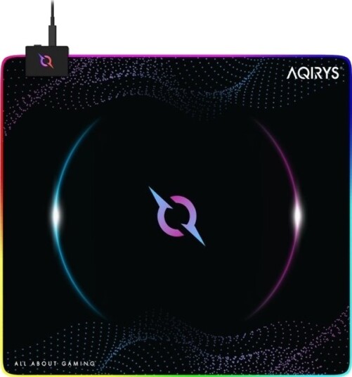 AQIRYS Eclipse RGB Medium Gaming Musematte 450 × 400 mm AQI-GA-MP-13