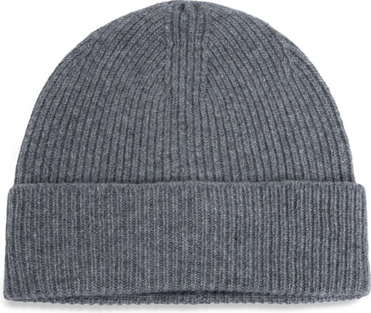 Portia 1924 Cashmere Beanie GREY One Size
